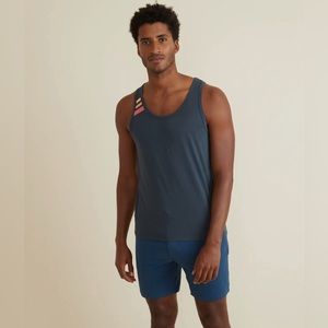 Marine Layer Sport Tank Midnight Navy Large